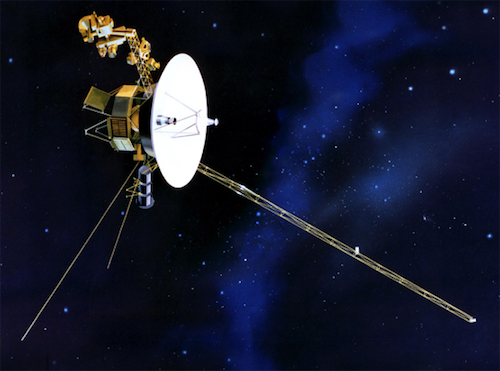 Sonda Voyager en el espacio interestelar